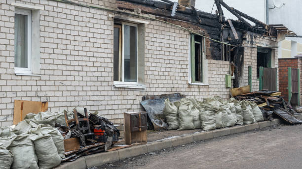 Professional Emergency Fire Cleanup technician working in Royersford, PA